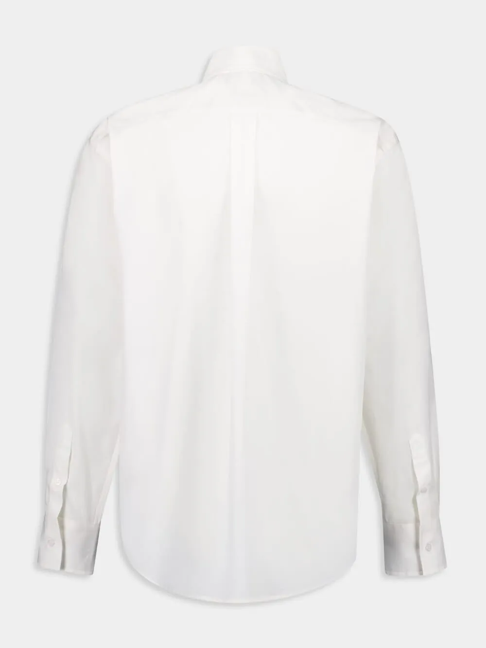White Detachable-Collar Long Sleeve Shirt sold by Fashion Clinic product image thumbnail 2