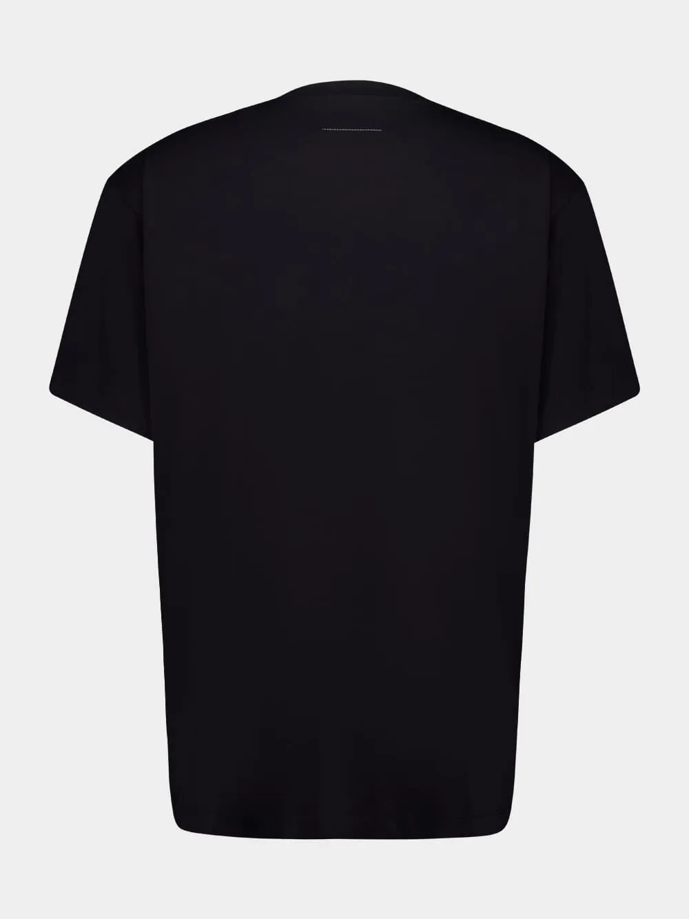 Black Newspaper Print T-Shirt sold by Fashion Clinic product image thumbnail 2