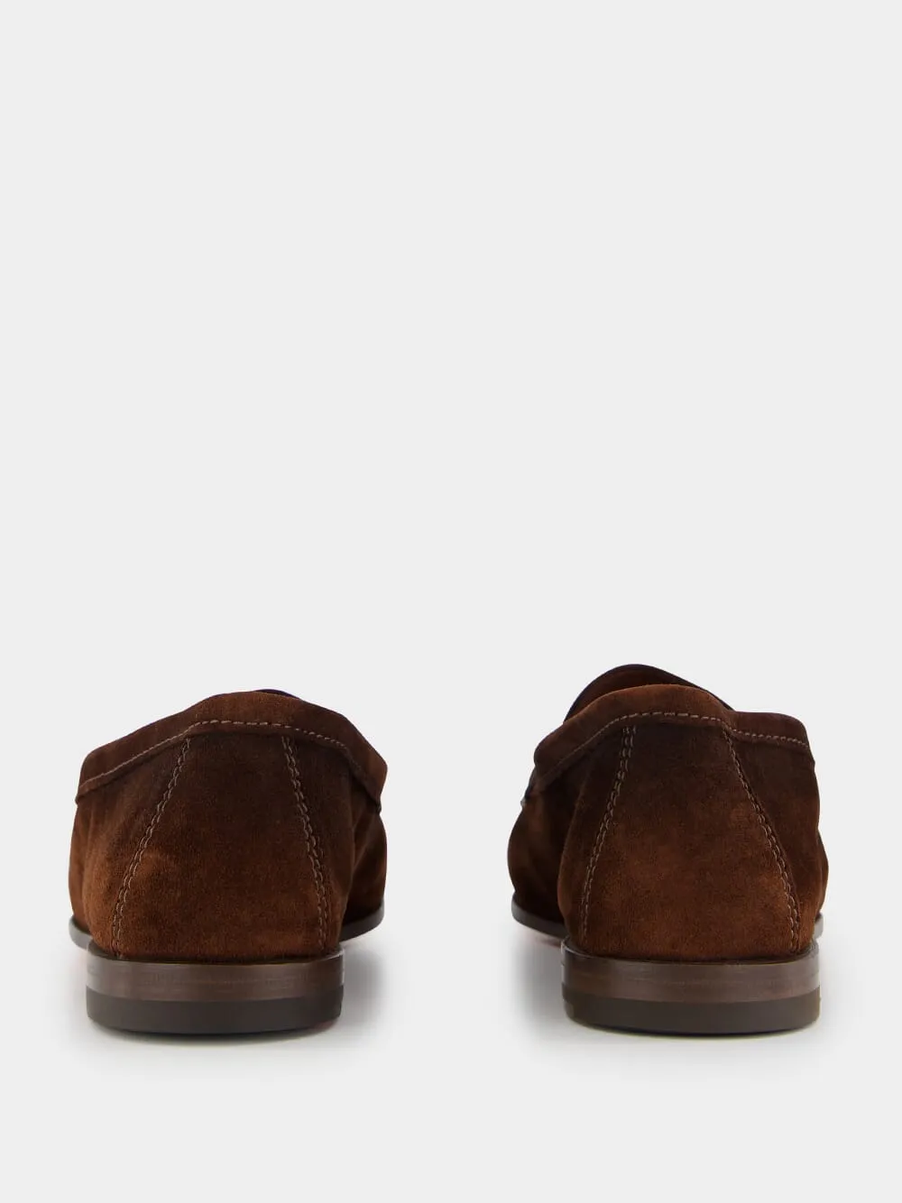 Brown Suede Penny Loafers sold by Fashion Clinic product image thumbnail 5