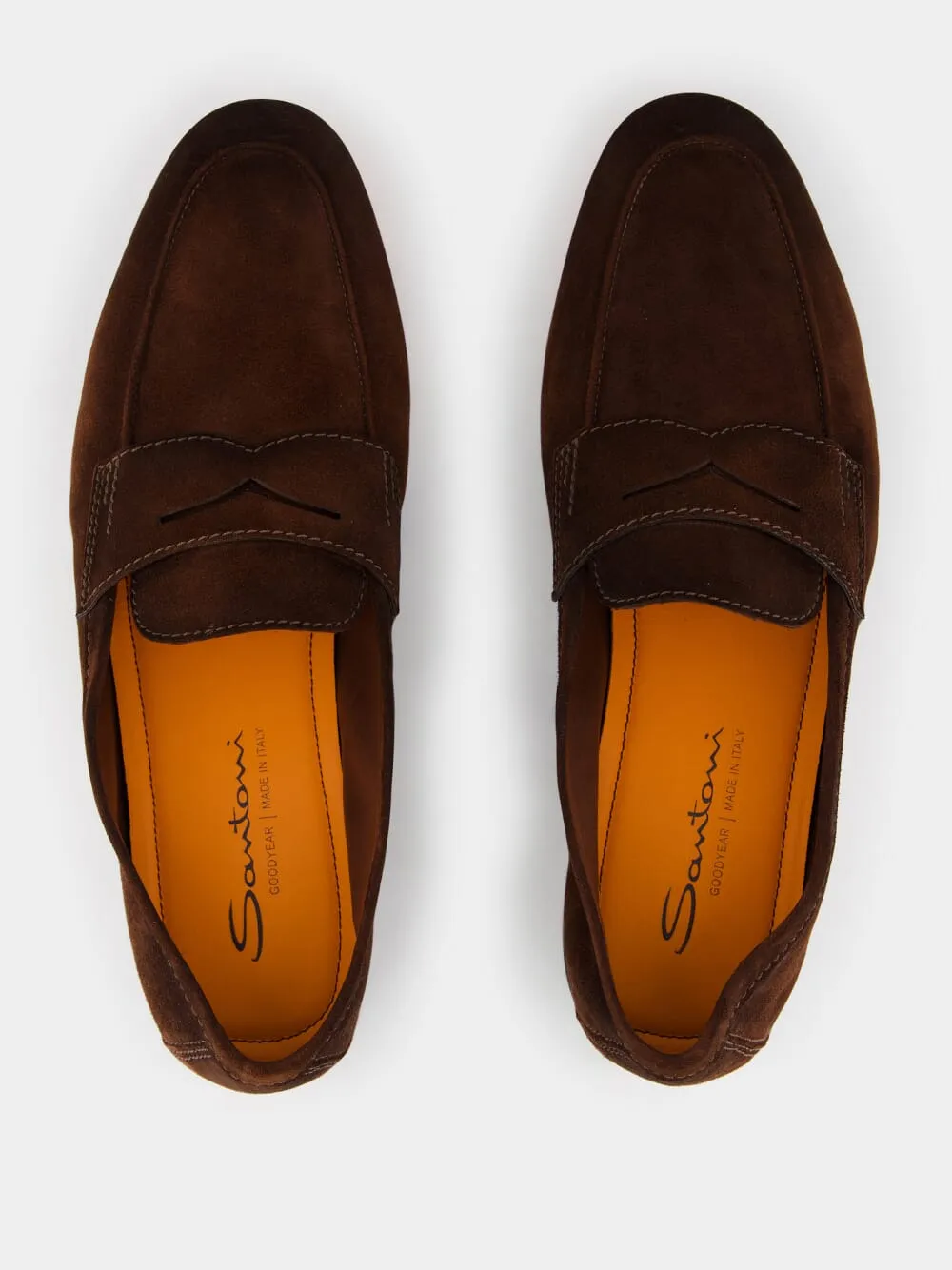 Brown Suede Penny Loafers sold by Fashion Clinic product image thumbnail 4