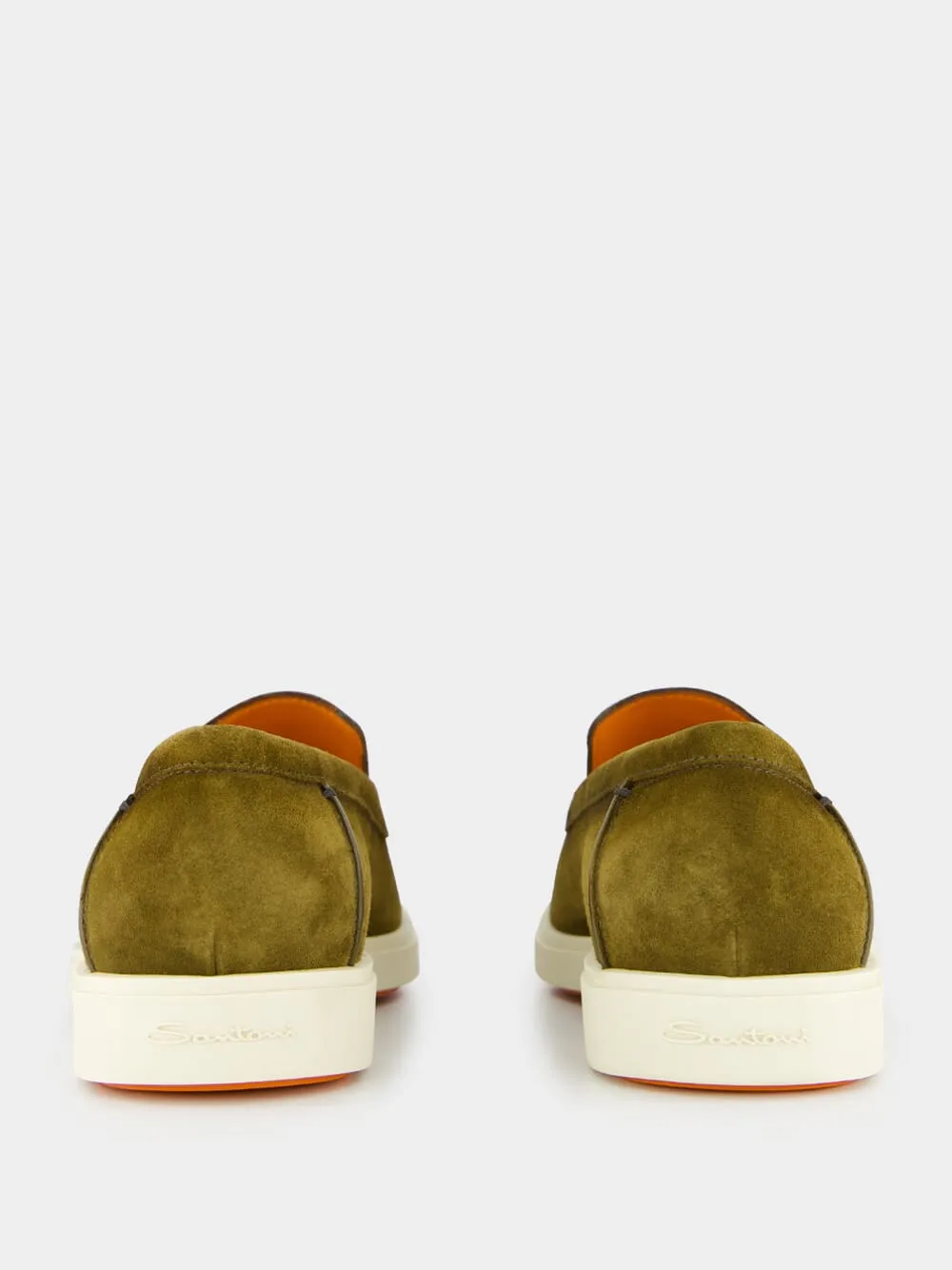 Green Suede Loafers with Rubber Sole sold by Fashion Clinic product image thumbnail 5