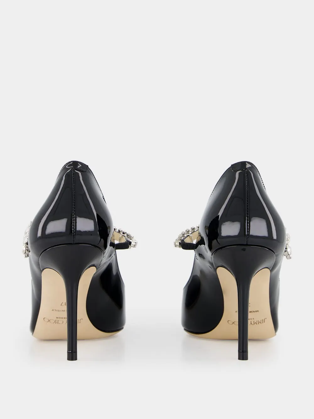 Black Patent Leather Bing Pumps sold by Fashion Clinic product image thumbnail 5