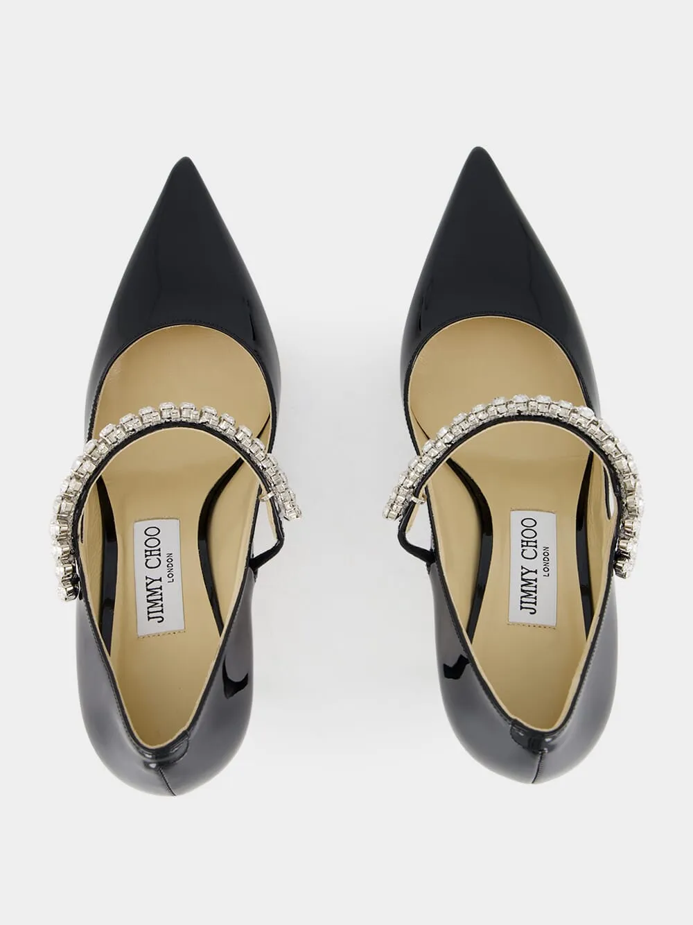 Black Patent Leather Bing Pumps sold by Fashion Clinic product image thumbnail 4