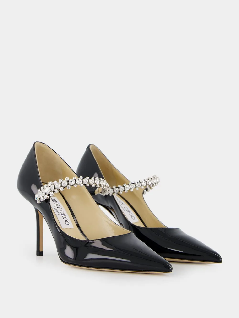 Black Patent Leather Bing Pumps sold by Fashion Clinic product image thumbnail 3