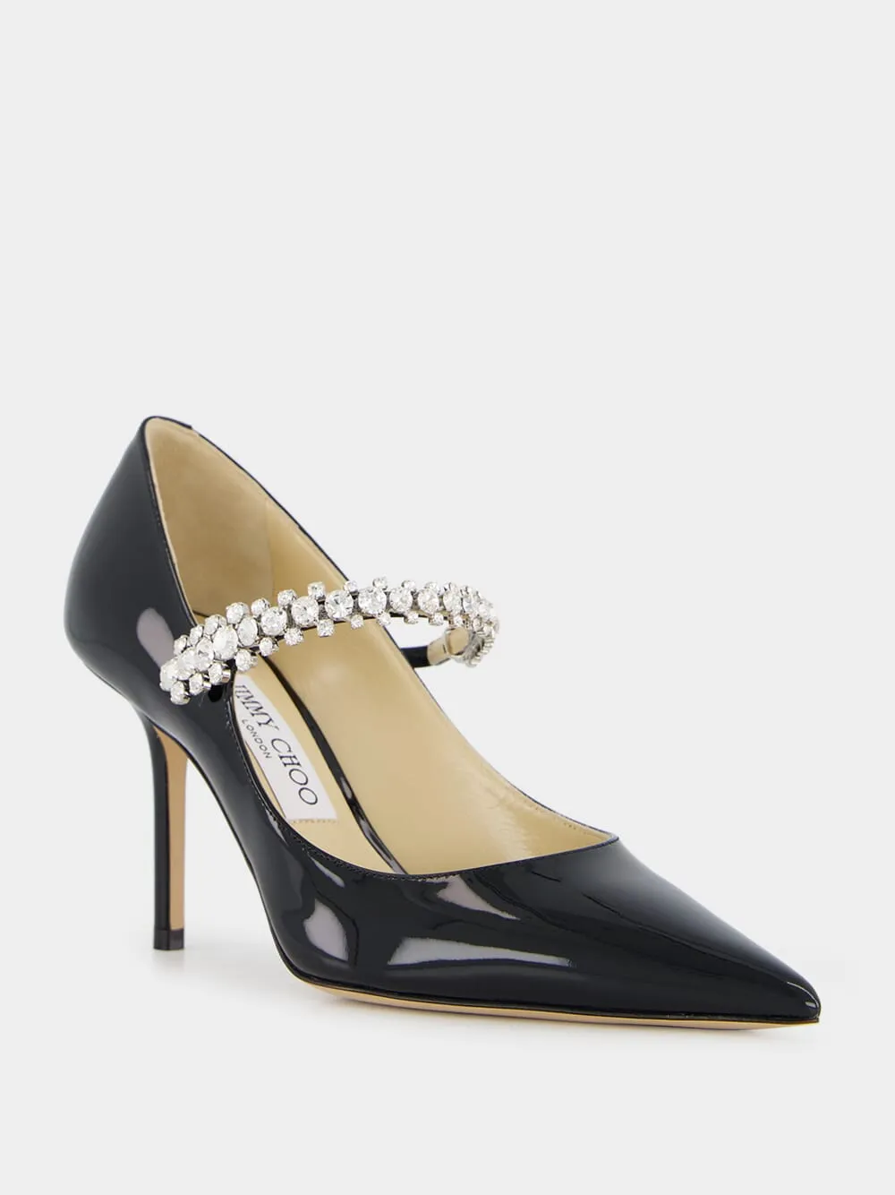 Black Patent Leather Bing Pumps sold by Fashion Clinic product image thumbnail 2
