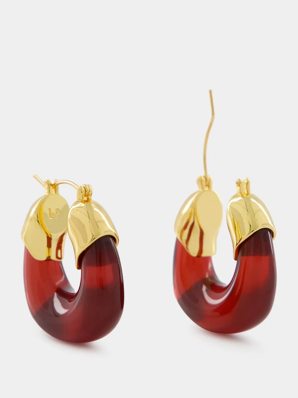 Currant Mini Organic Hoop Earrings sold by Fashion Clinic product image thumbnail 2