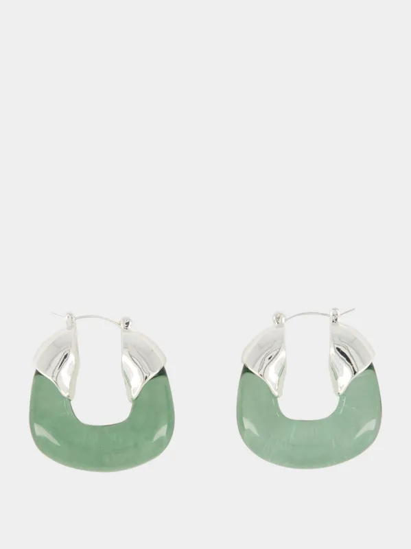 Forest Organic Hoops sold by Fashion Clinic