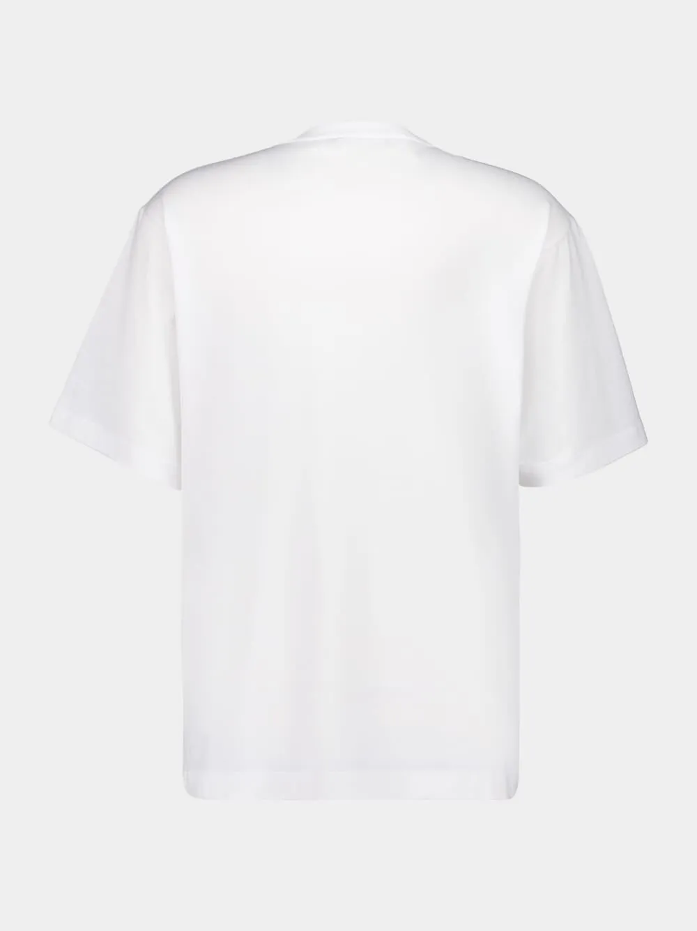 White Cotton Logo T-Shirt sold by Fashion Clinic product image thumbnail 2