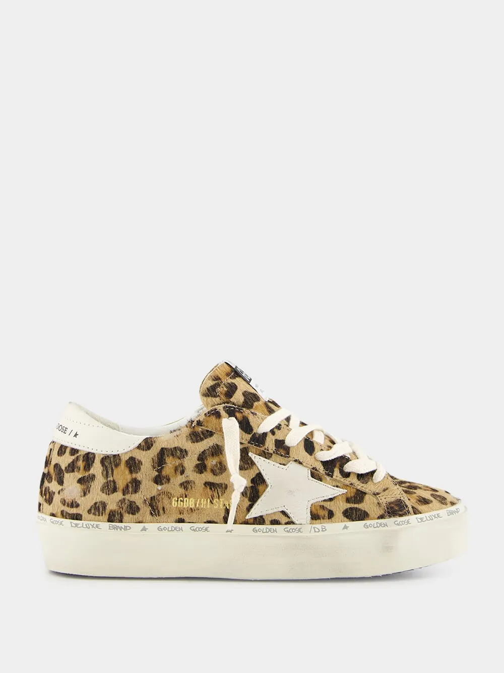 Brown Leopard Print Hi Star Sneakers sold by Fashion Clinic
