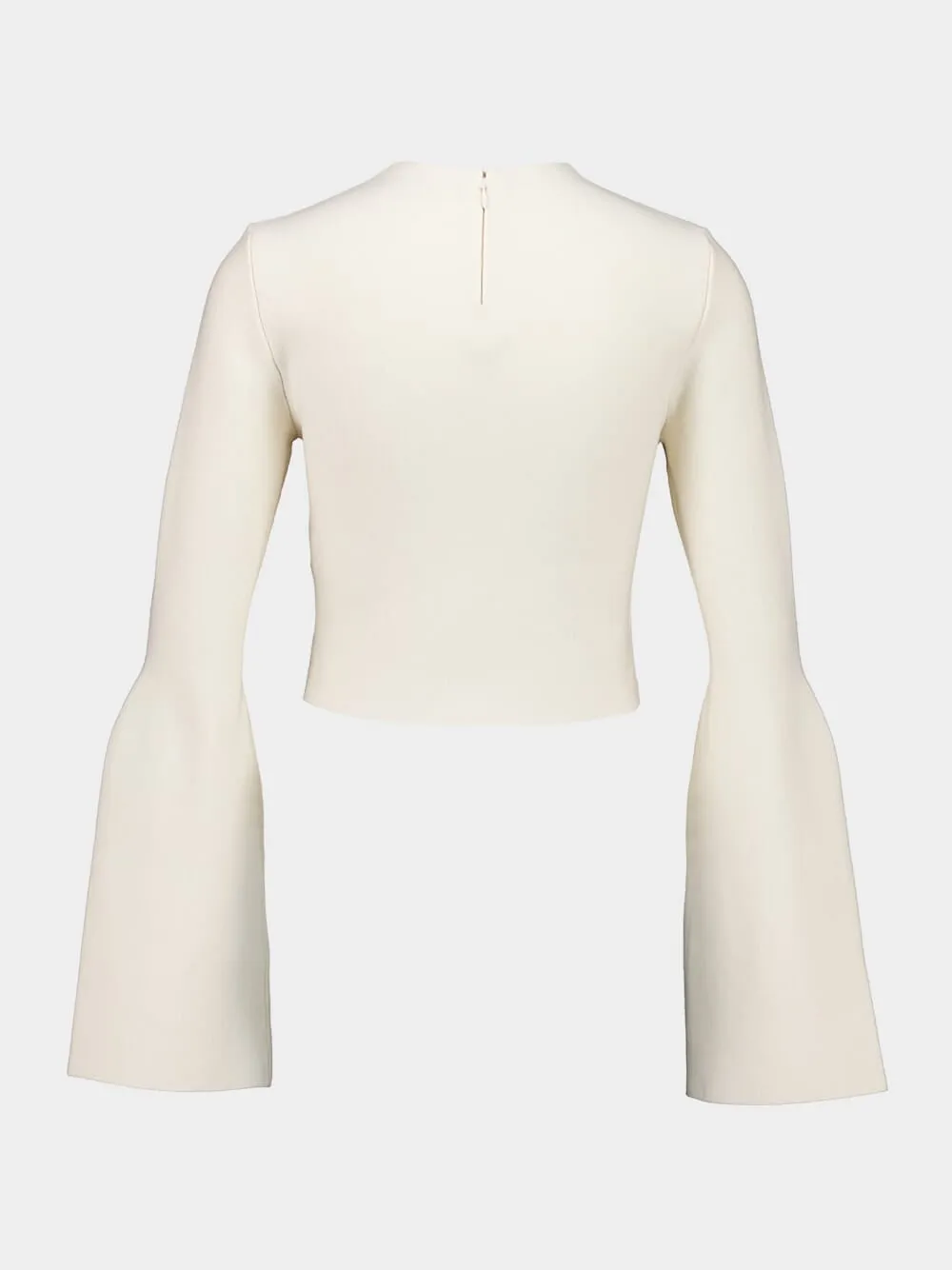 Ivory Long-Sleeve Talos Knit Top sold by Fashion Clinic product image thumbnail 2