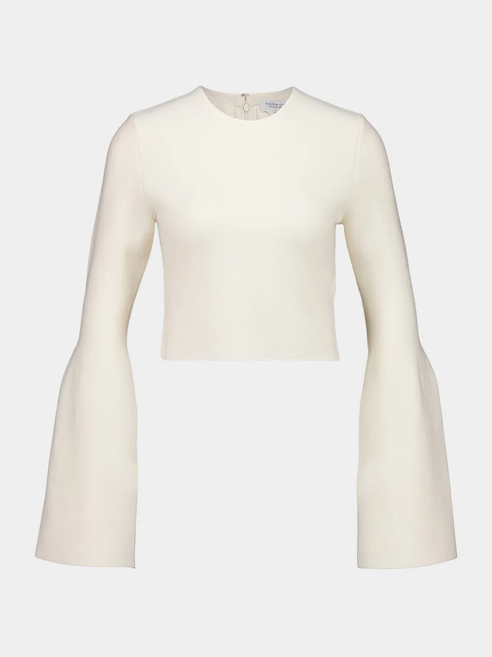 Ivory Long-Sleeve Talos Knit Top sold by Fashion Clinic