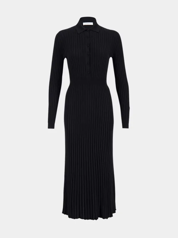 Black Ardor Knit Maxi Dress sold by Fashion Clinic