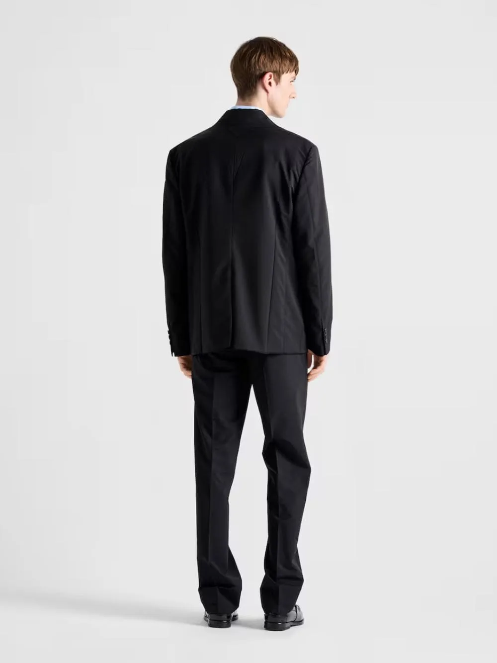 Black Wool Blend Trousers sold by Fashion Clinic product image thumbnail 4