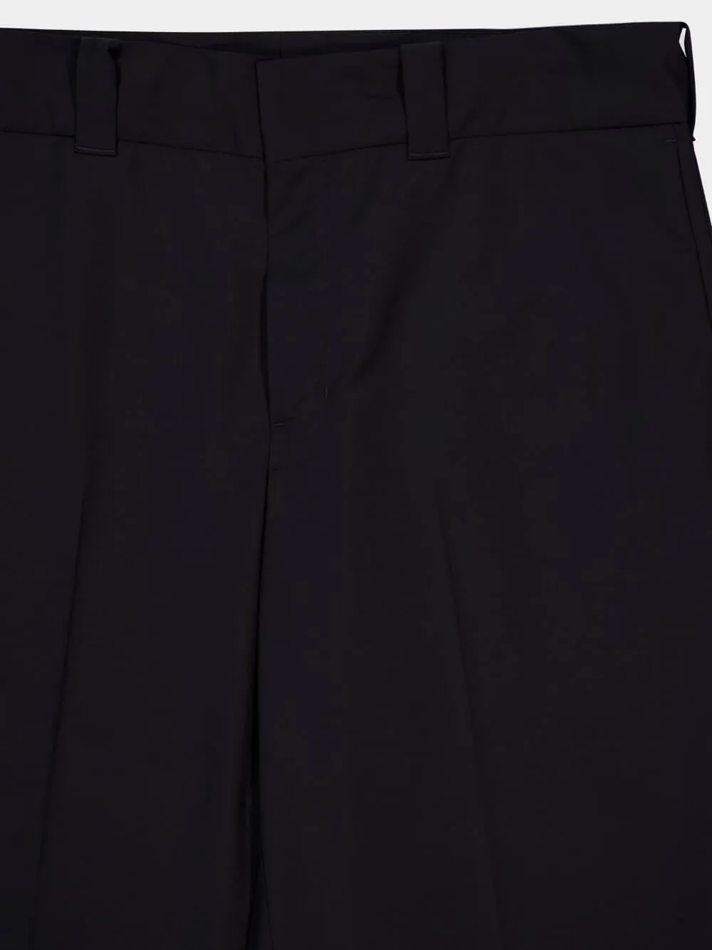 Black Wool Blend Trousers sold by Fashion Clinic product image thumbnail 5