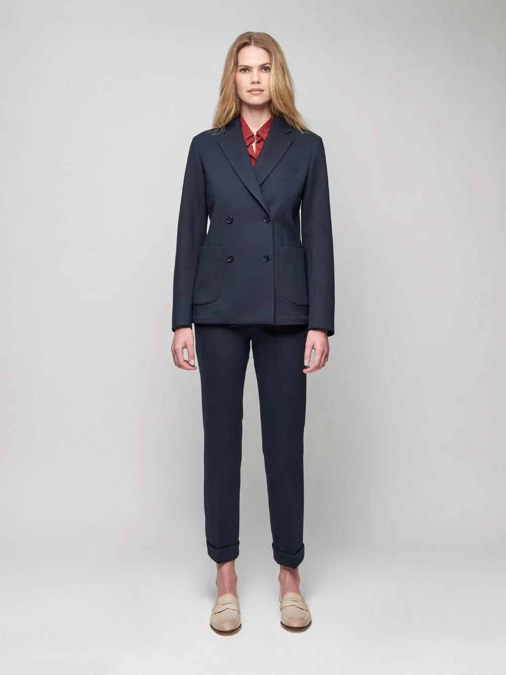 Bast Double-Breasted Ponto Roma Blazer sold by Fashion Clinic product image thumbnail 2