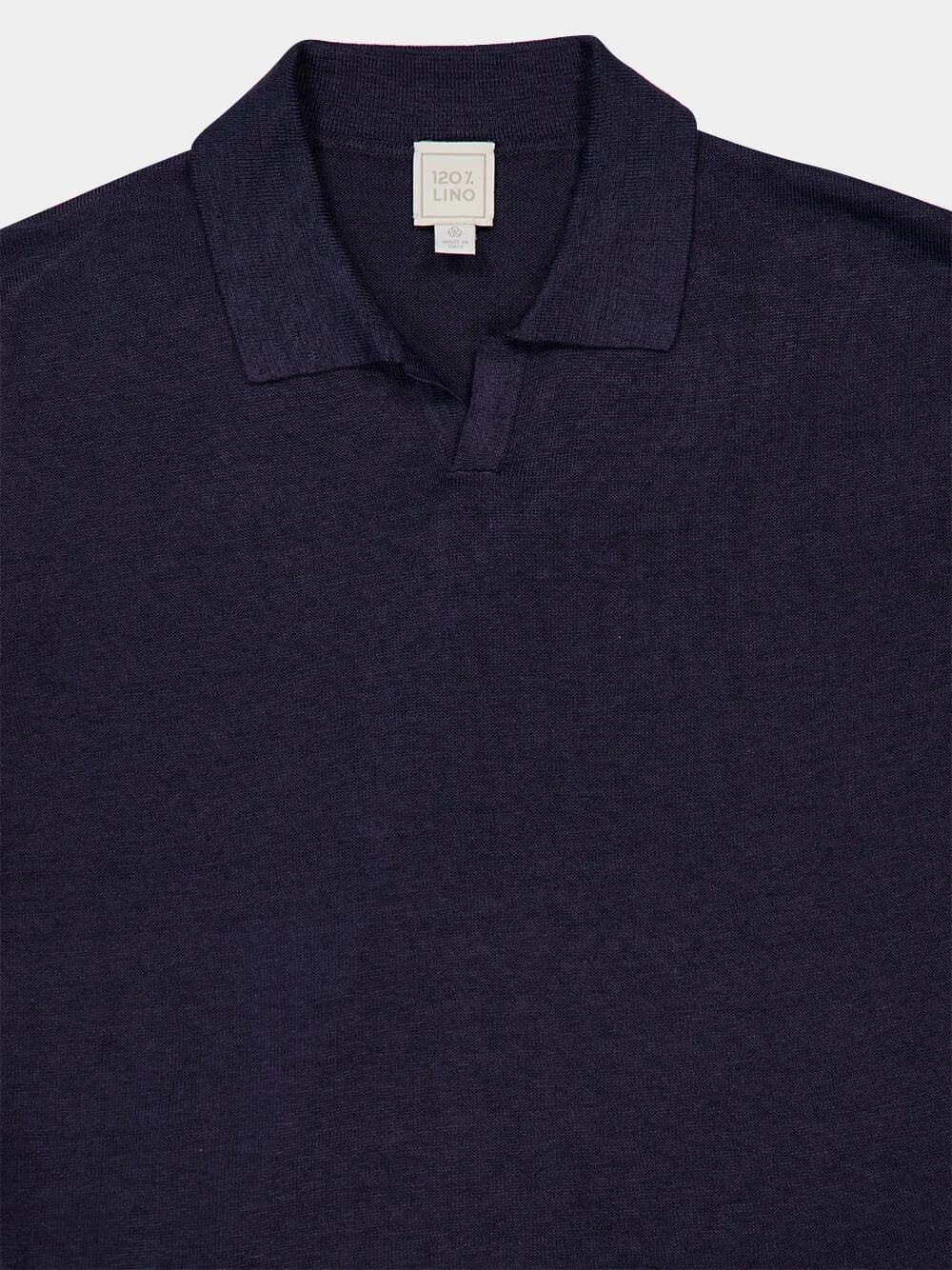 Navy Blue Short-Sleeve Knit Jumper sold by Fashion Clinic product image thumbnail 3