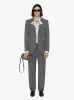 Medium Grey Slim-Fit Wool Tailored Pants sold by Fashion Clinic