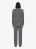Medium Grey Slim-Fit Wool Tailored Pants sold by Fashion Clinic