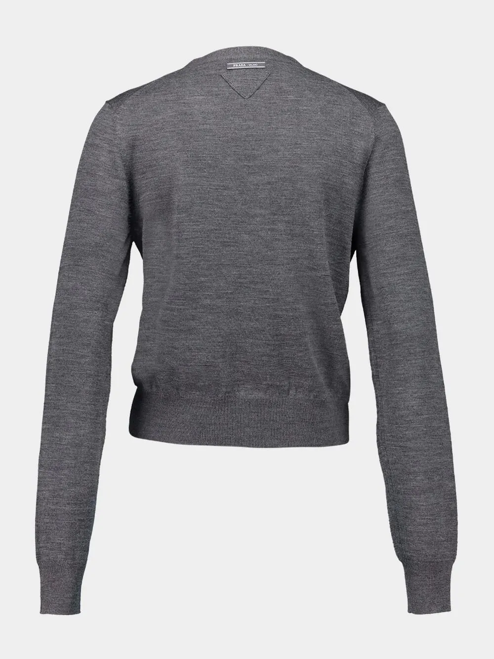Slate Grey Wool Cardigan sold by Fashion Clinic product image thumbnail 3