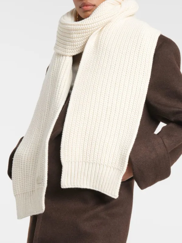 Knit Signature Cashmere Scarf sold by Fashion Clinic