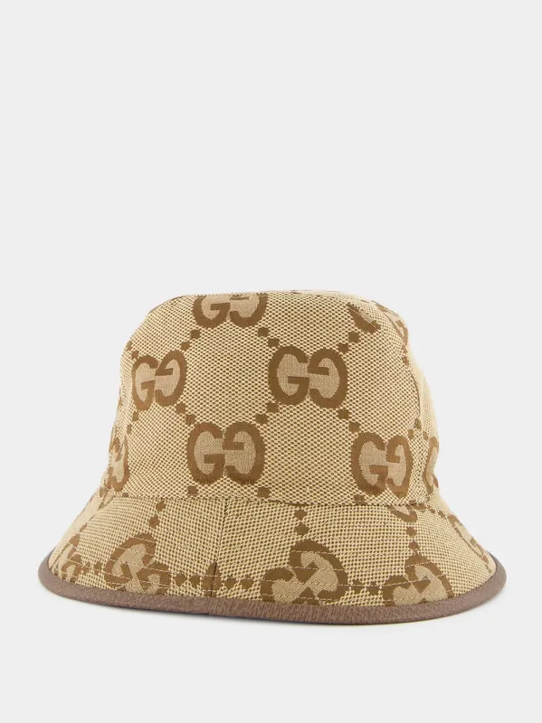Jumbo Gg Canvas Bucket Hat sold by Fashion Clinic