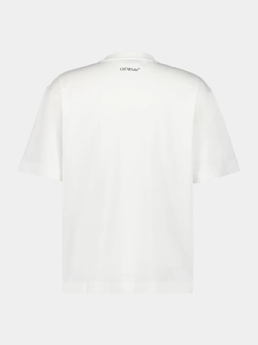 White Fresco Oval Print T-Shirt sold by Fashion Clinic product image thumbnail 2