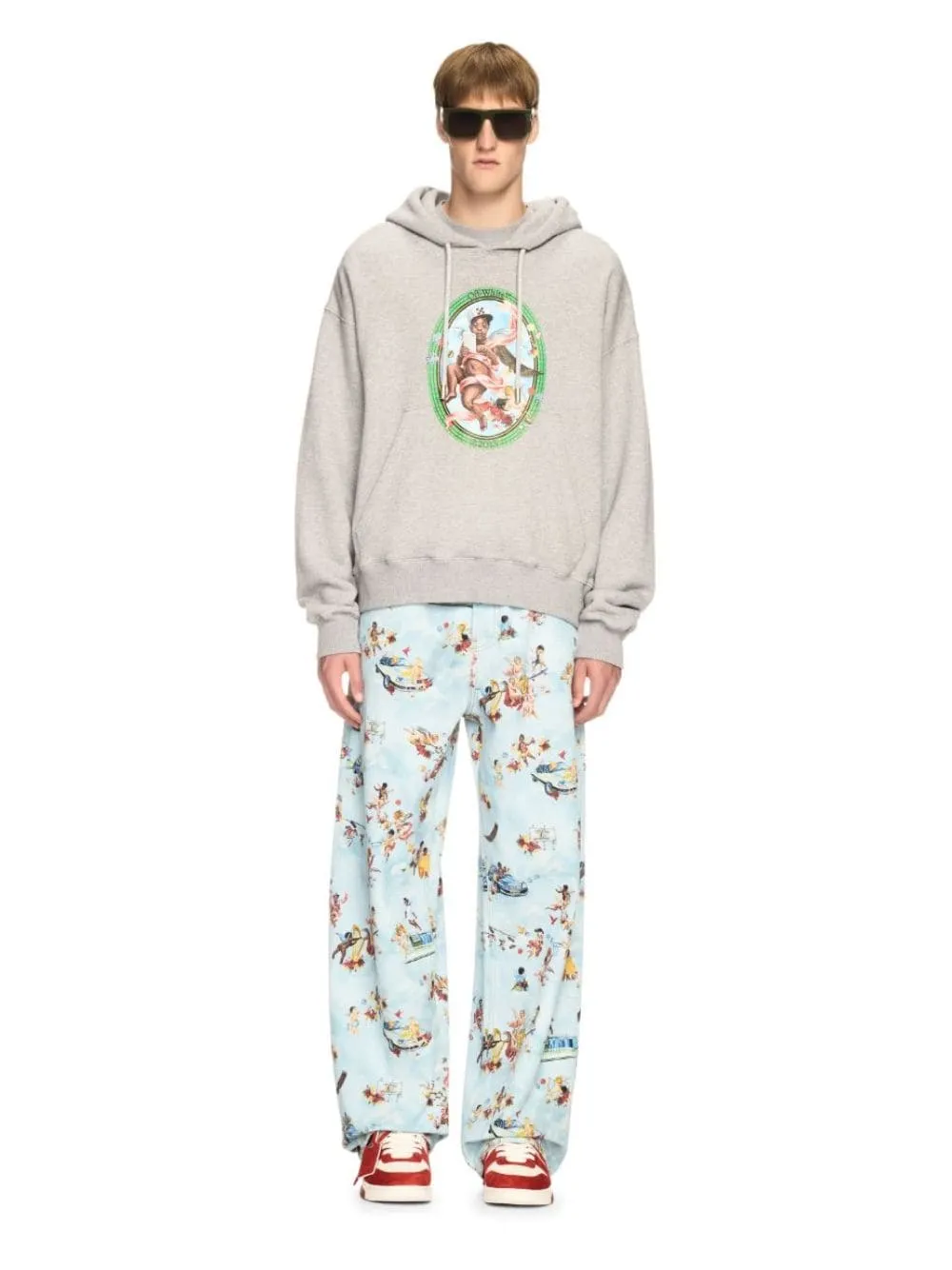 Grey Fresco Graphic Sweatshirt sold by Fashion Clinic product image thumbnail 2