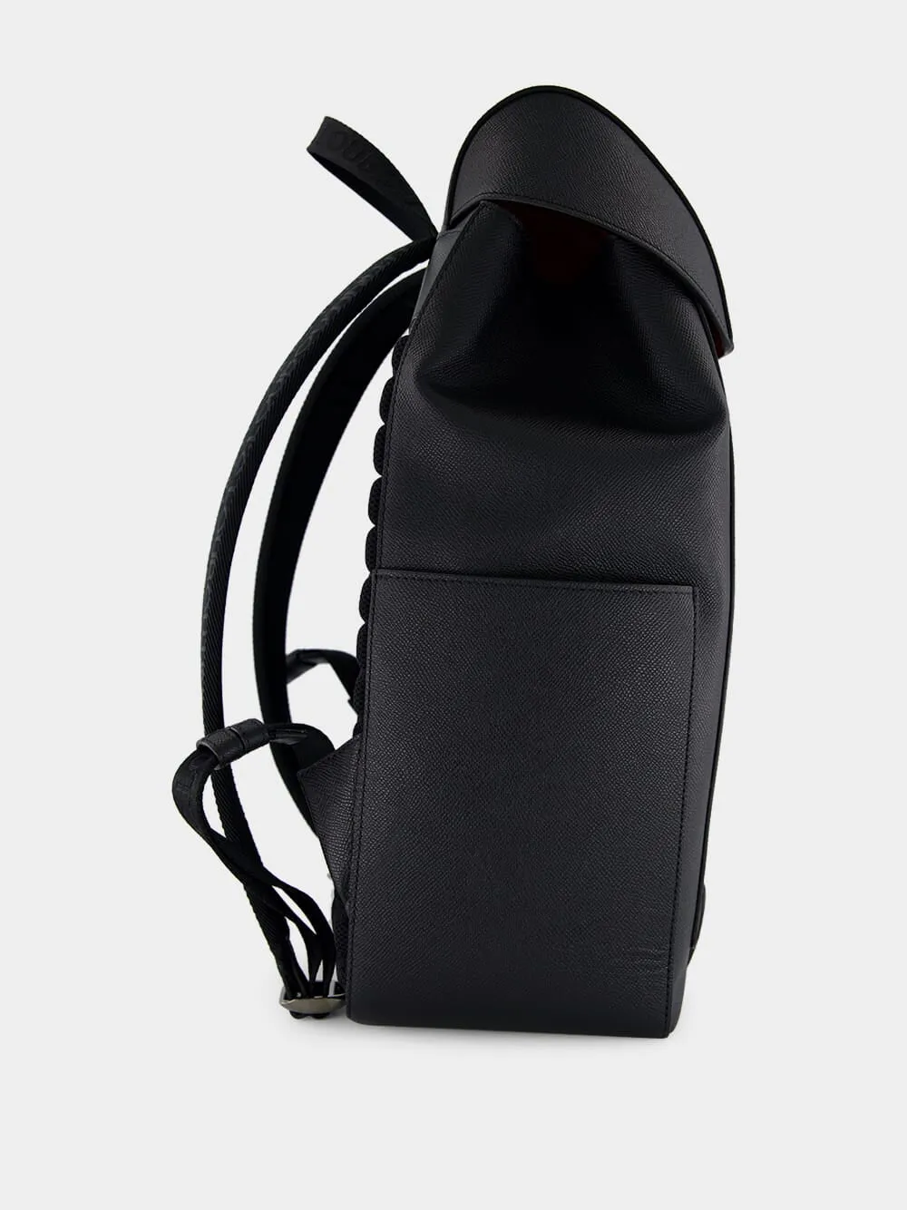 Black Groovy Backpack in Alpine Calf sold by Fashion Clinic product image thumbnail 3