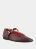 Oxblood Ballet Mary Jane Flats sold by Fashion Clinic