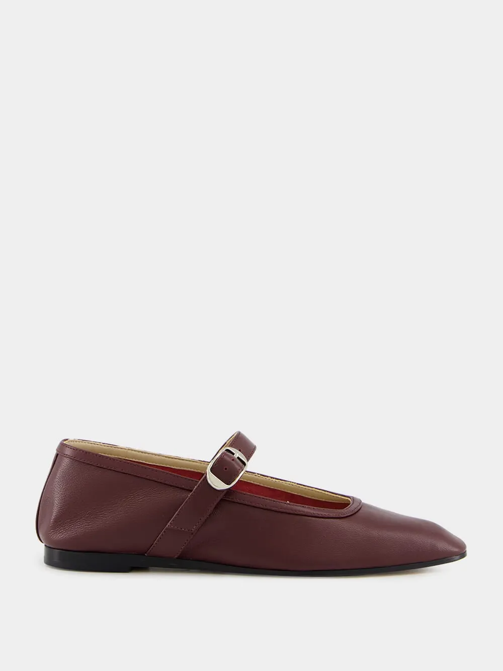 Oxblood Ballet Mary Jane Flats sold by Fashion Clinic