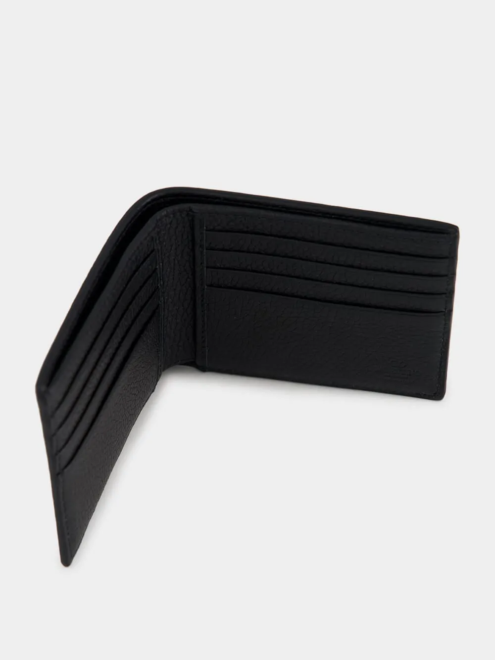 Black Rockstud Grainy Leather Wallet sold by Fashion Clinic product image thumbnail 3
