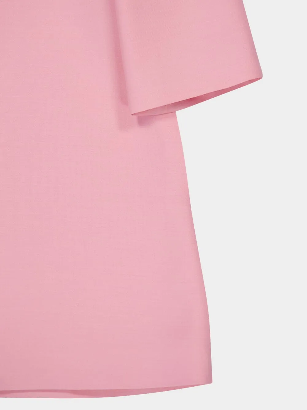 Light Pink Crepe Couture Short Dress sold by Fashion Clinic product image thumbnail 4