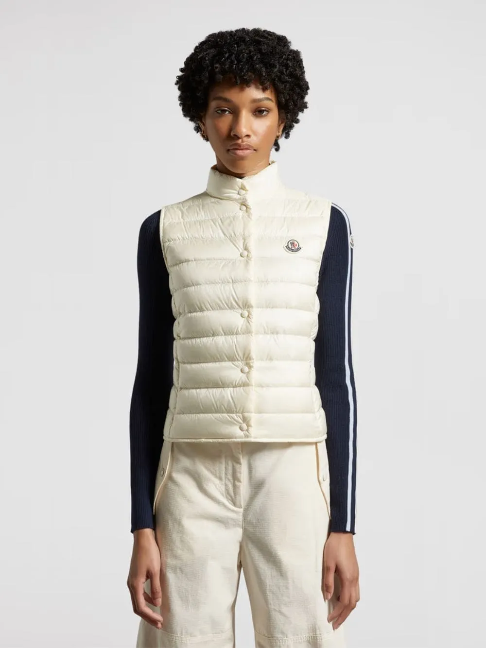 White Liane Packable Down Gilet sold by Fashion Clinic product image thumbnail 2