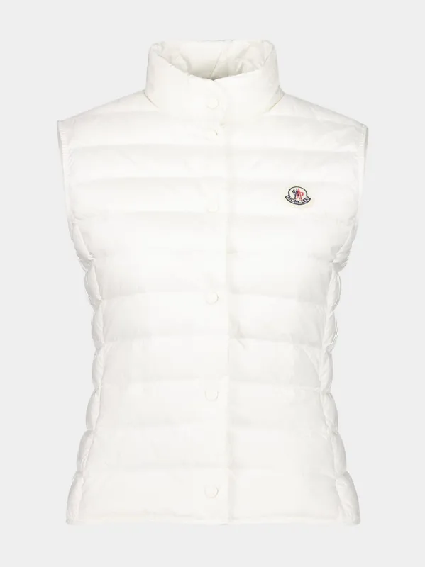 White Liane Packable Down Gilet sold by Fashion Clinic
