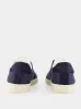 Navy Fabric and Suede Sneakers sold by Fashion Clinic