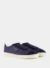Navy Fabric and Suede Sneakers sold by Fashion Clinic