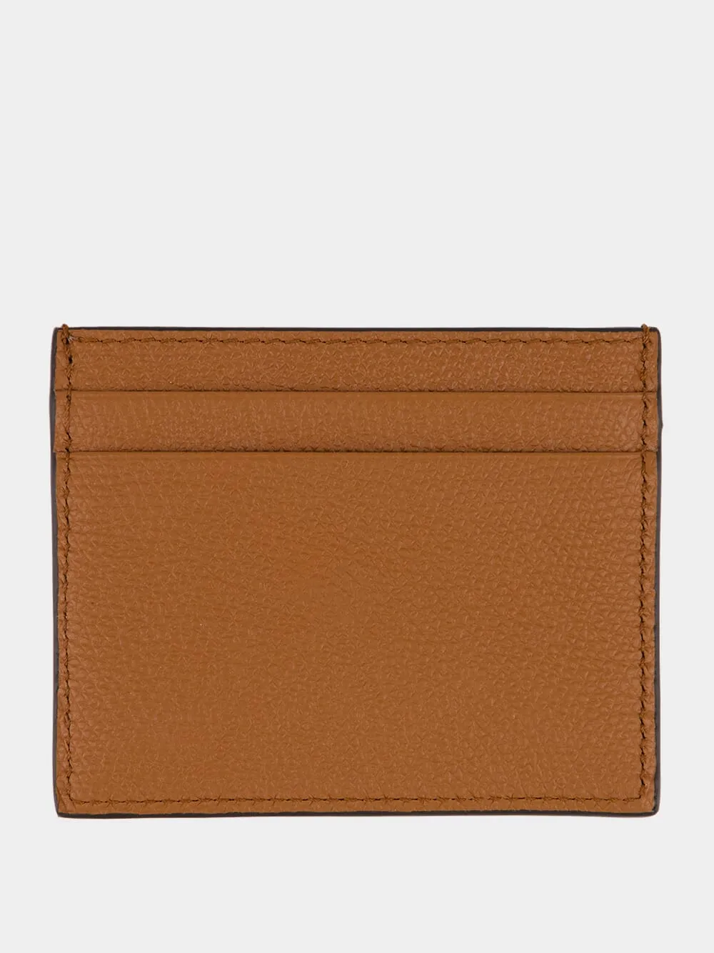 Saddle Brown VLogo Signature CardHolder sold by Fashion Clinic product image thumbnail 2