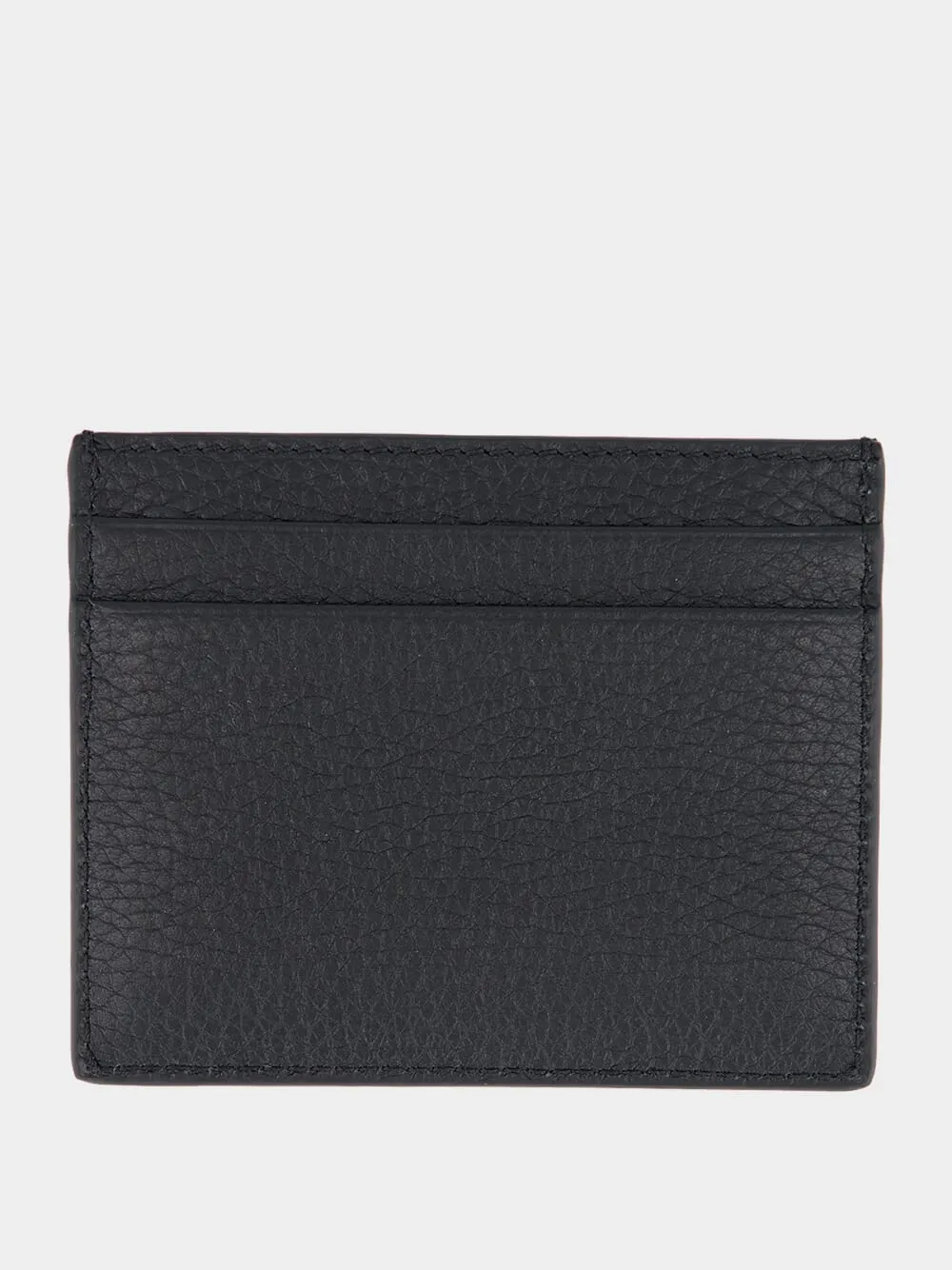 Black Rockstud Grainy Cardholder sold by Fashion Clinic product image thumbnail 2