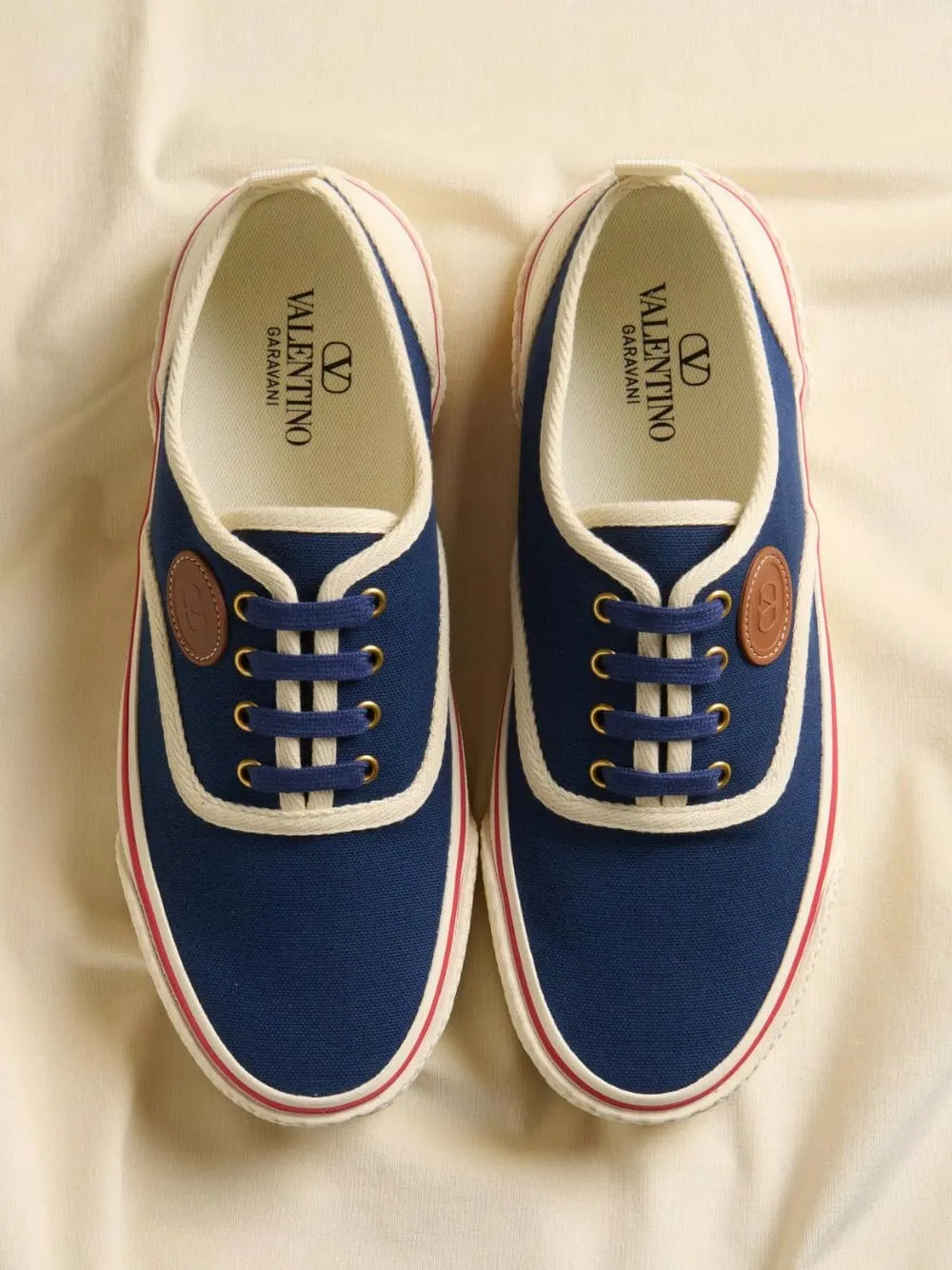 Indigo Nojoke Canvas Trainers sold by Fashion Clinic product image thumbnail 2