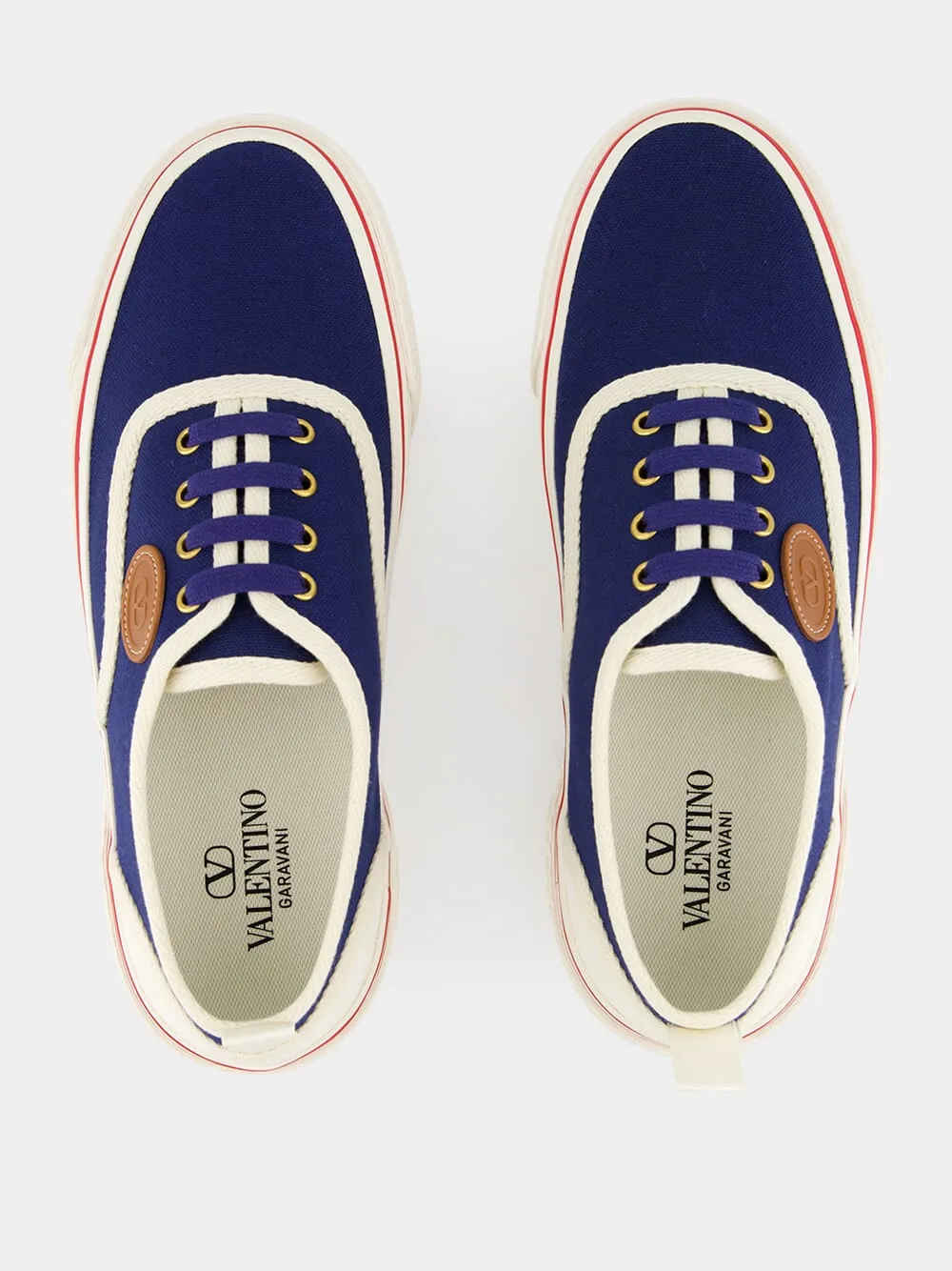 Indigo Nojoke Canvas Trainers sold by Fashion Clinic product image thumbnail 5