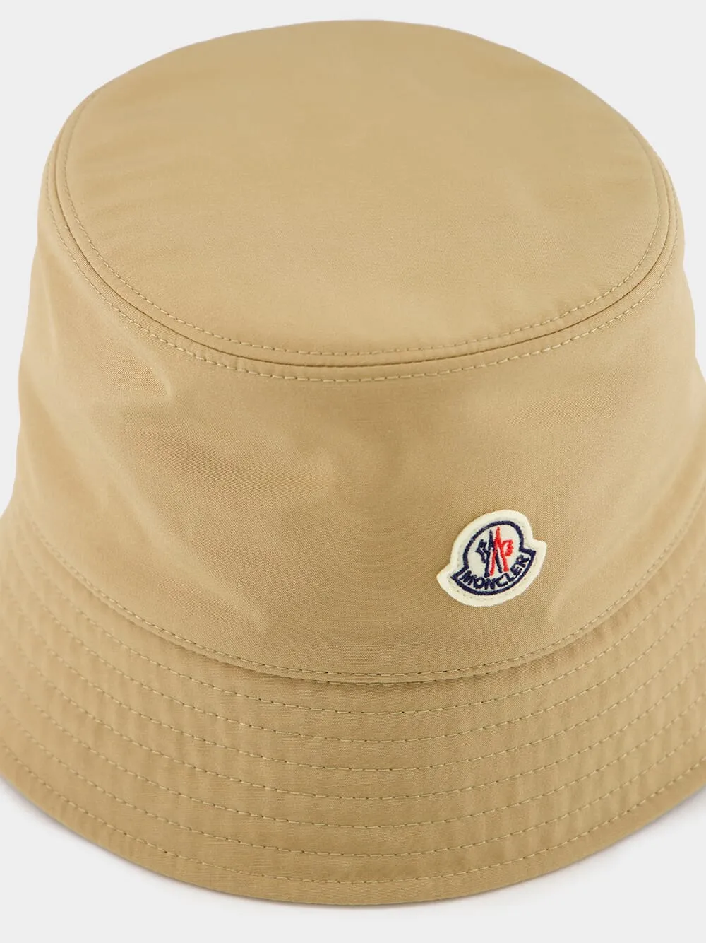 Beige Cotton Bucket Hat sold by Fashion Clinic product image thumbnail 4