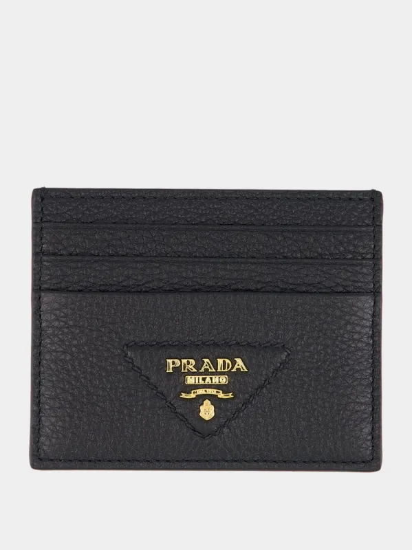 Black Leather Card Holder sold by Fashion Clinic