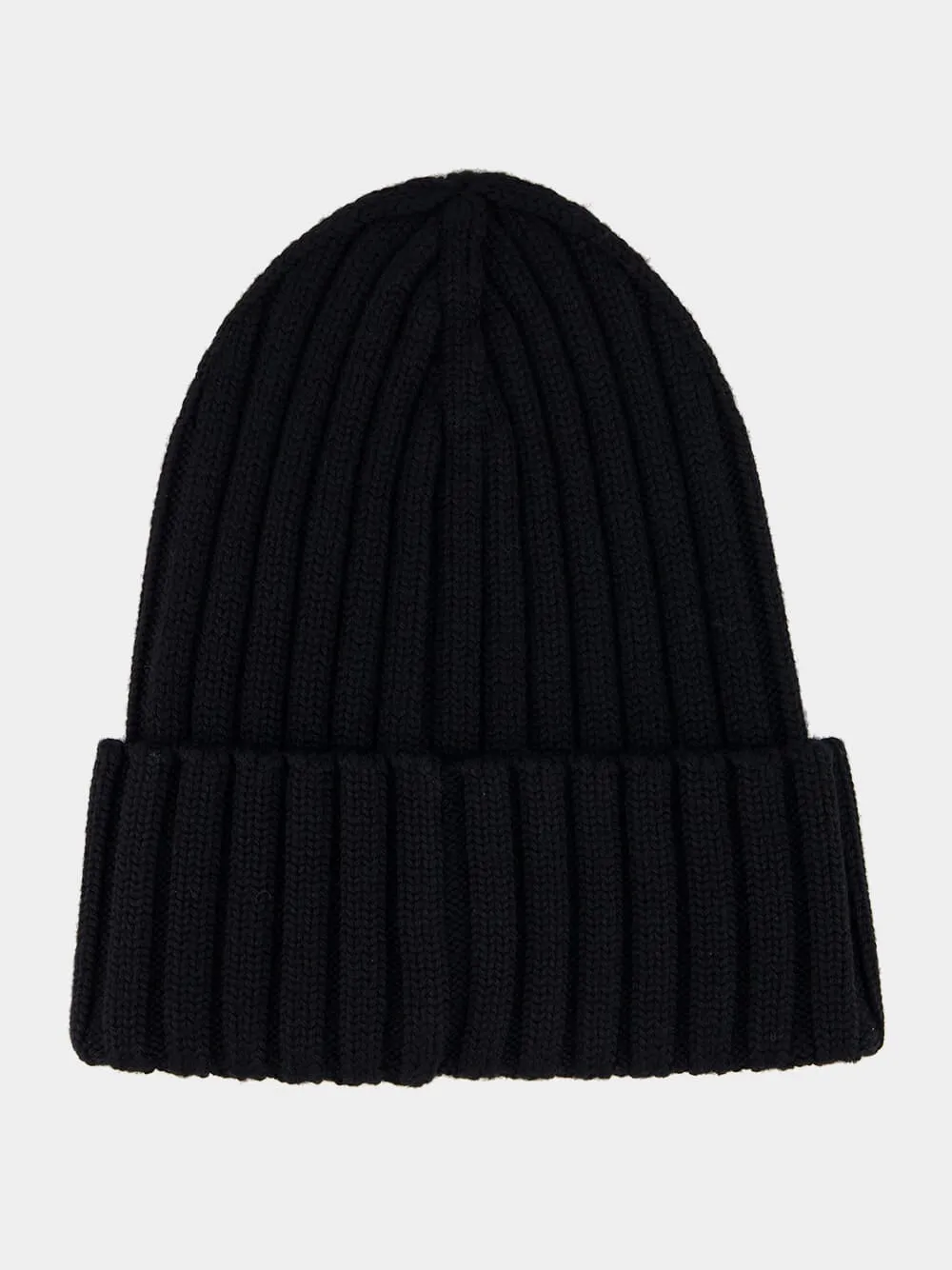 Black Wool Beanie sold by Fashion Clinic product image thumbnail 3