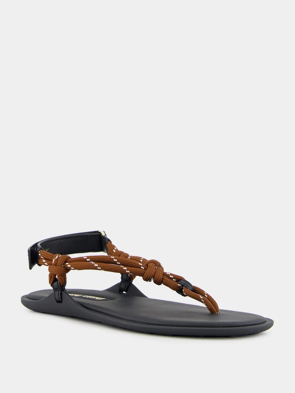Tobacco Riviere Sandals in Rope sold by Fashion Clinic product image thumbnail 3