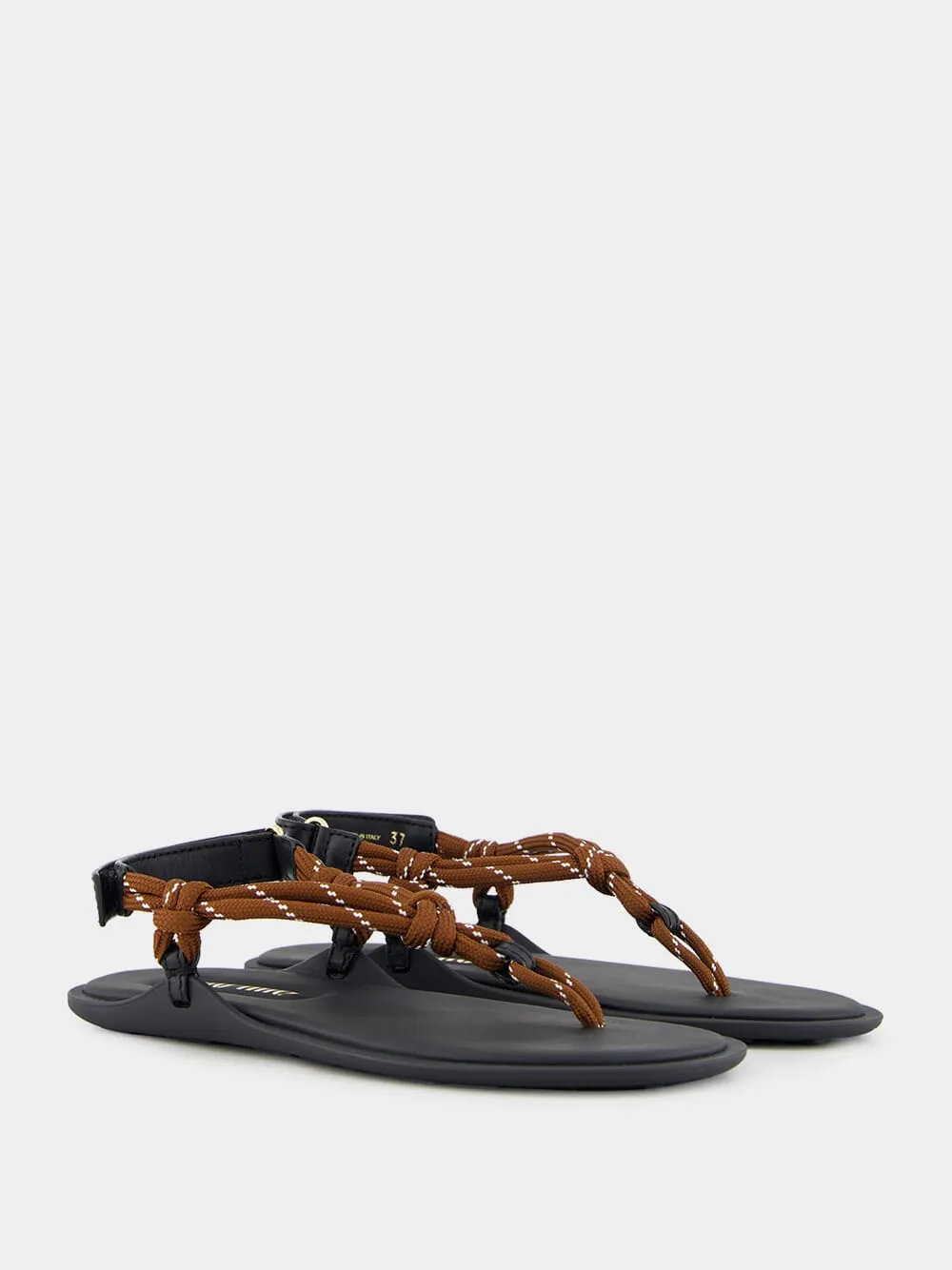 Tobacco Riviere Sandals in Rope sold by Fashion Clinic product image thumbnail 4