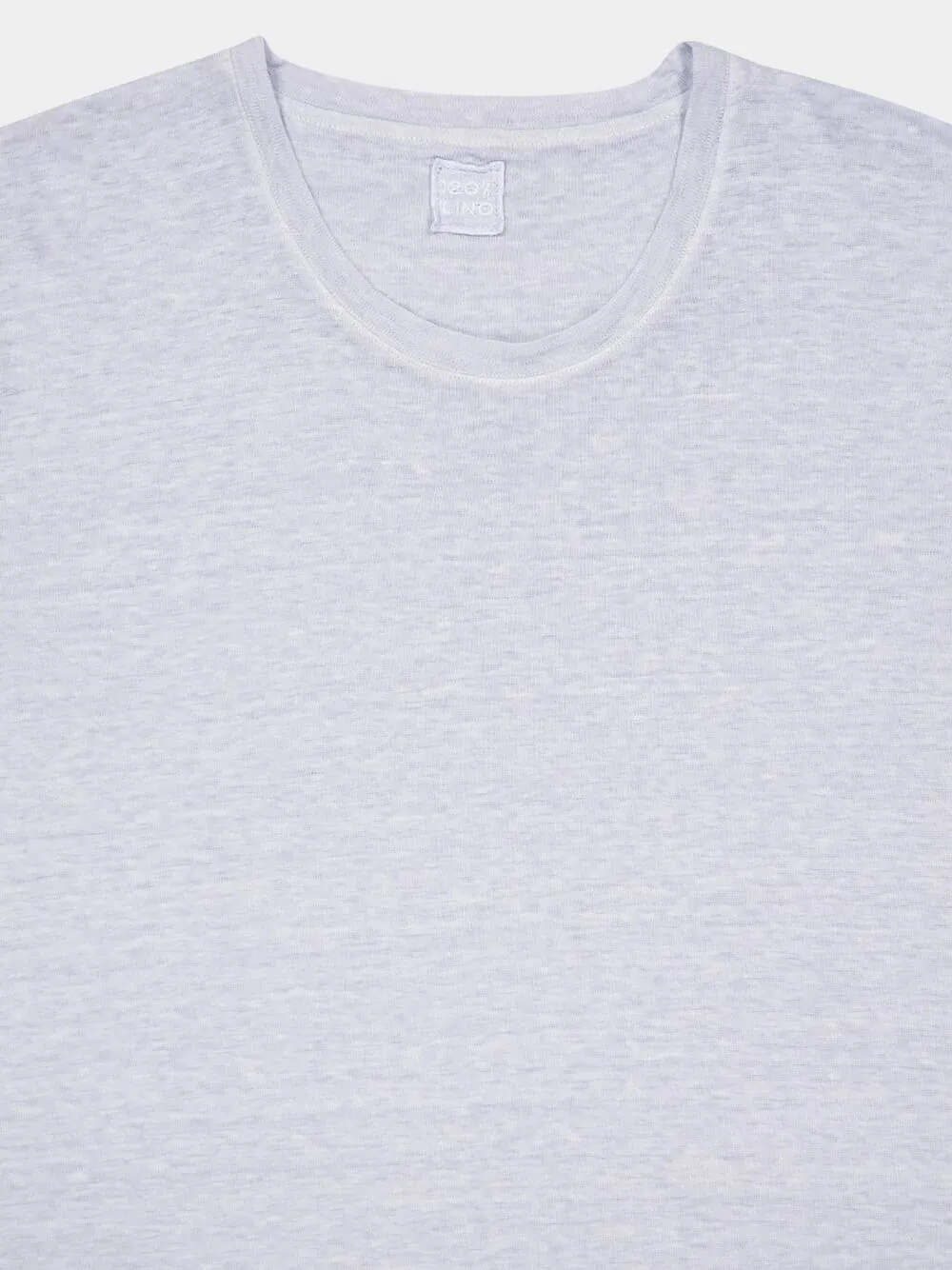 White Linen T-Shirt sold by Fashion Clinic product image thumbnail 3