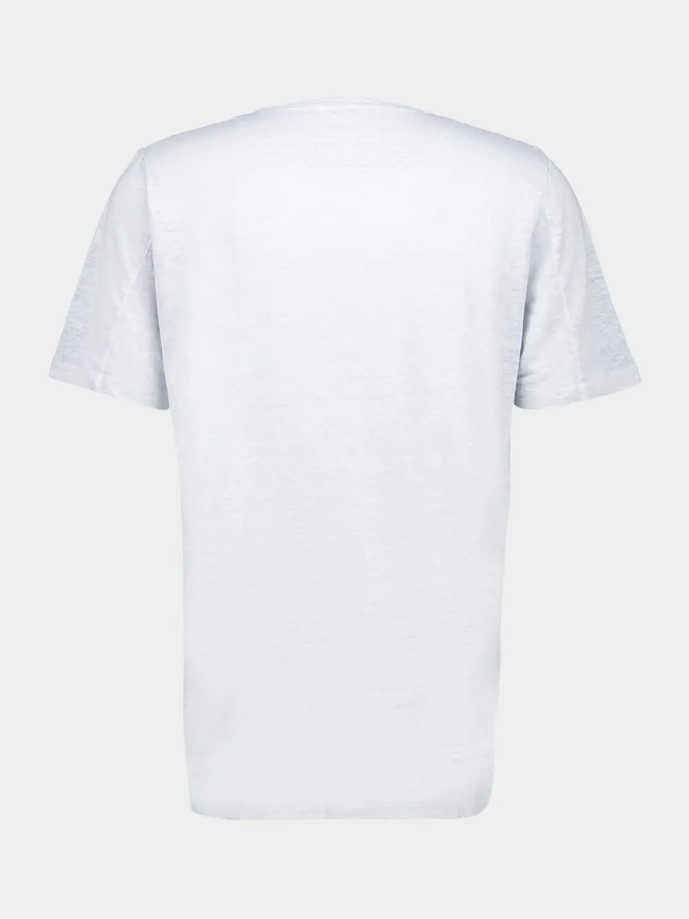 White Linen T-Shirt sold by Fashion Clinic product image thumbnail 2