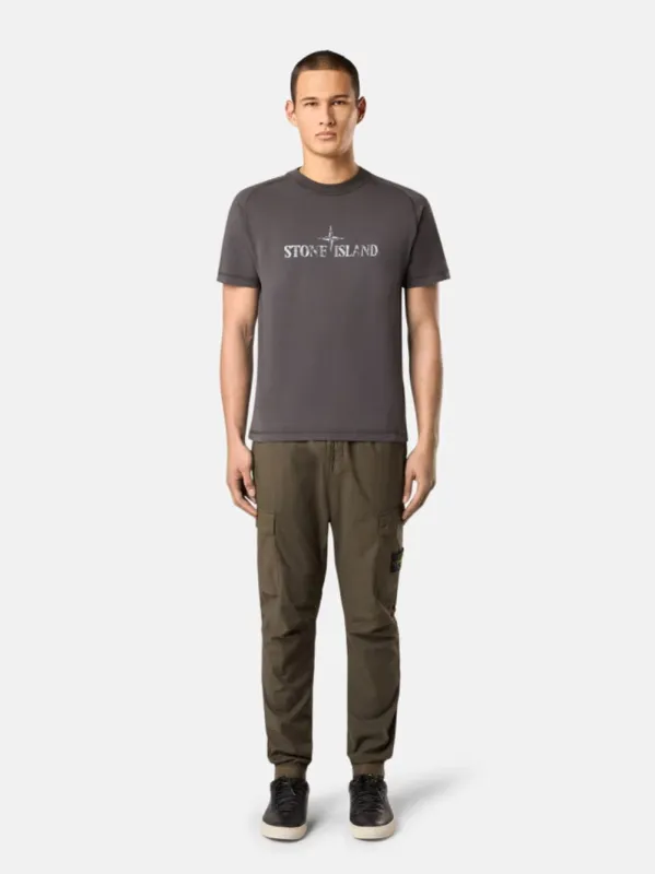 Military Green Stretch Cotton Cargo Trousers sold by Fashion Clinic