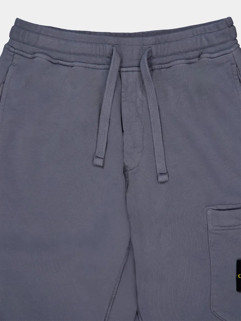 Blue Organic Cotton Cargo Bermuda Shorts sold by Fashion Clinic product image thumbnail 4