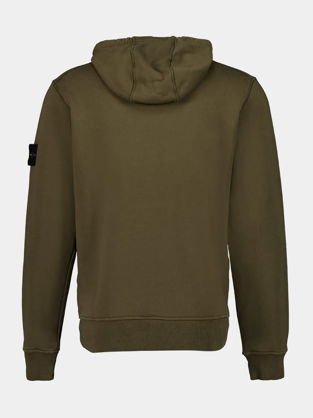 Military Green Hooded Sweatshirt sold by Fashion Clinic product image thumbnail 2